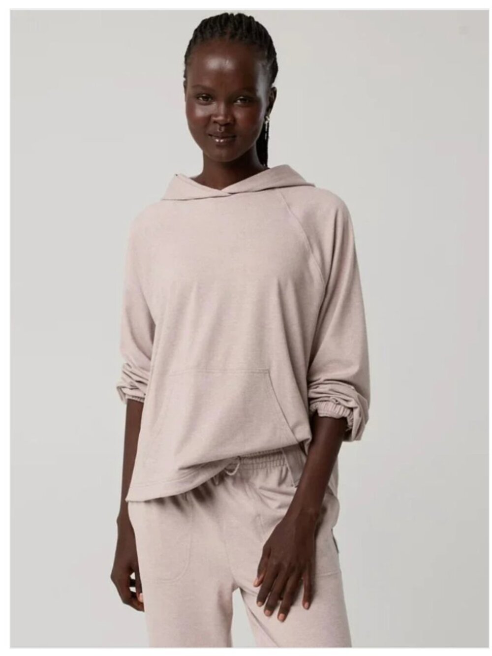 OFFLINE by Aerie Soft Lightweight Pullover Hoodie Medium Athleisure Lounge
